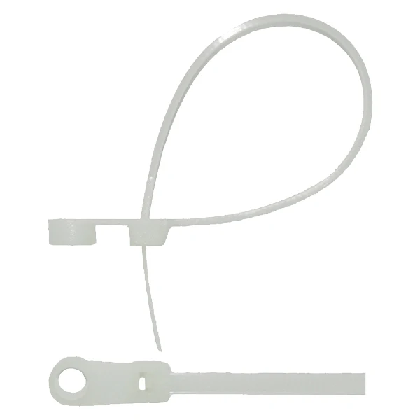 Strips med hull hvit 100 x 3,5 mm, 20 stk