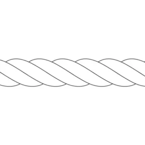 Talamex, Superlene Mooring Line, Hvit 6 mm, 200 meter