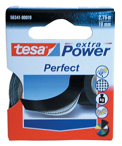 Tesa, Canvas tape, 25m x 25mm, Hvit