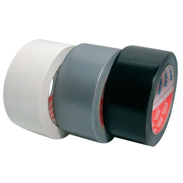 Tesa, Canvas tape Extra Power 48mm, Sort, 25m