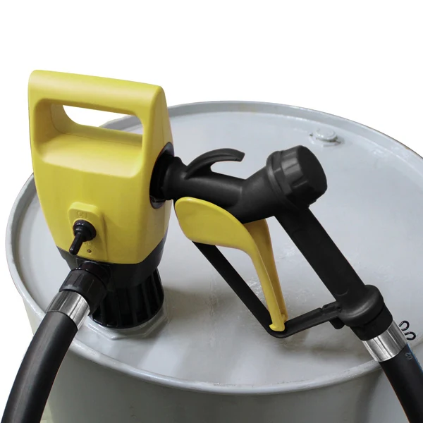 Elektrisk pumpe fat 205 liter, 16-27 liter/min, inkl. omformer 220V-20V