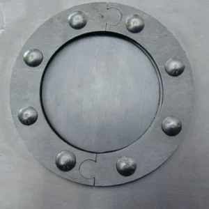 Inspeksjonsluke Rustfritt, Ø 150 mm, 100 mm hull, Rustfritt stål