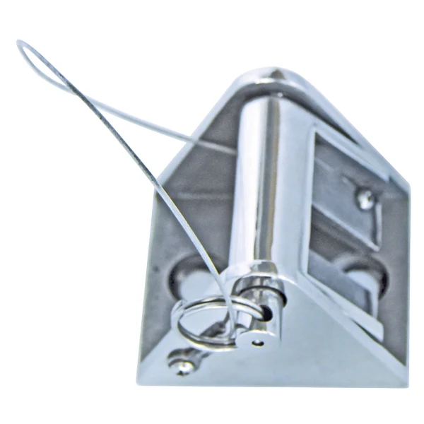 Kjedeholder AISI 316, 8-10 mm kjede, base 80 x 70 mm