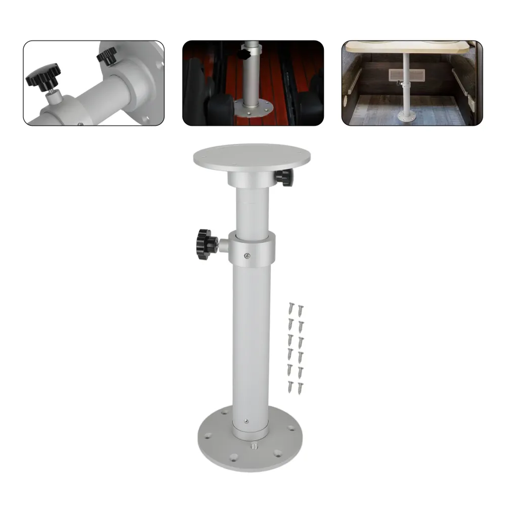 Aluminium RV Marine Boat Motorhome Caravan Table Leg Pedestal Furniture Leg