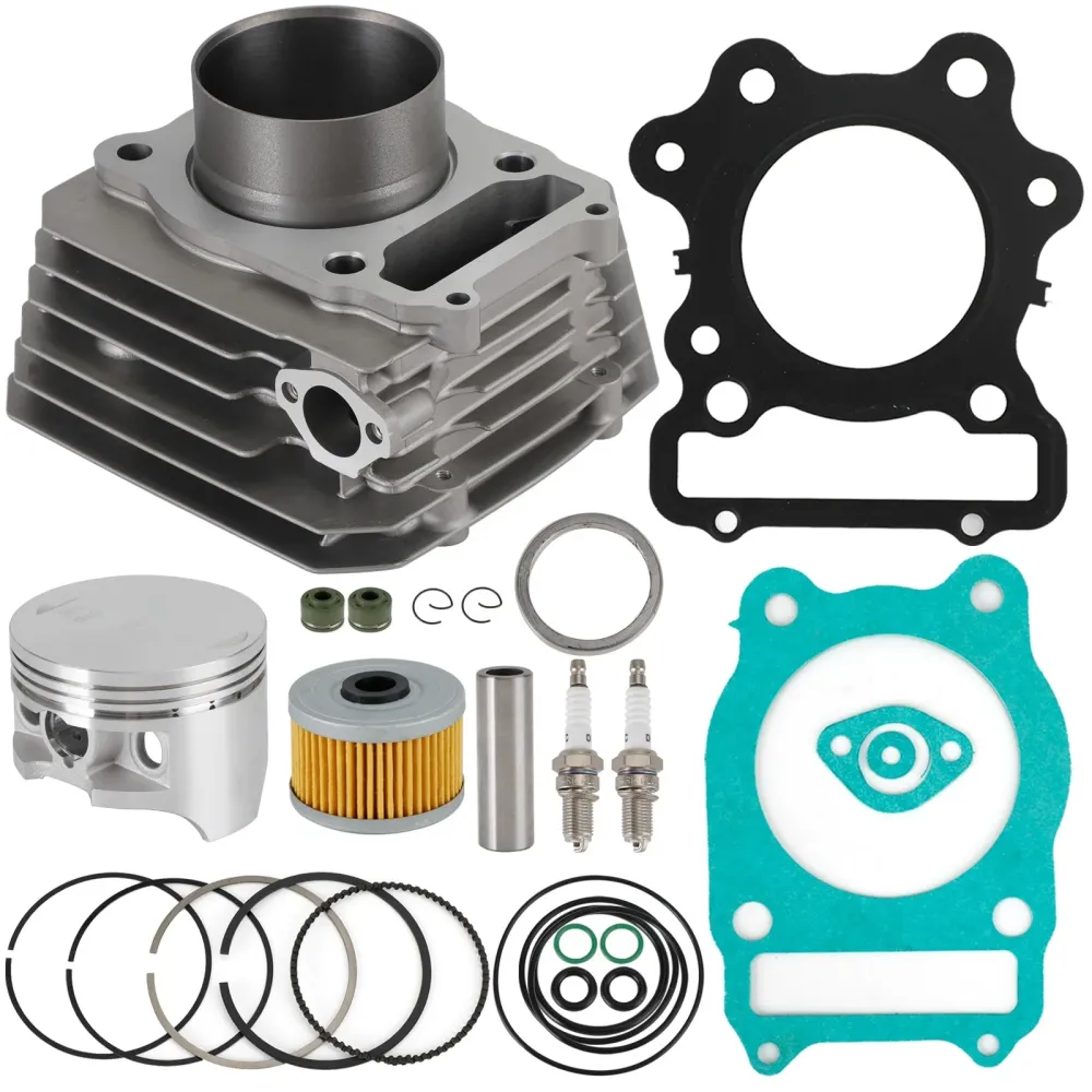 1991 Honda ATV TRX300FW Cylinder Piston Top End Gasket Kit 12000-HC4-000 12251-HA0-004