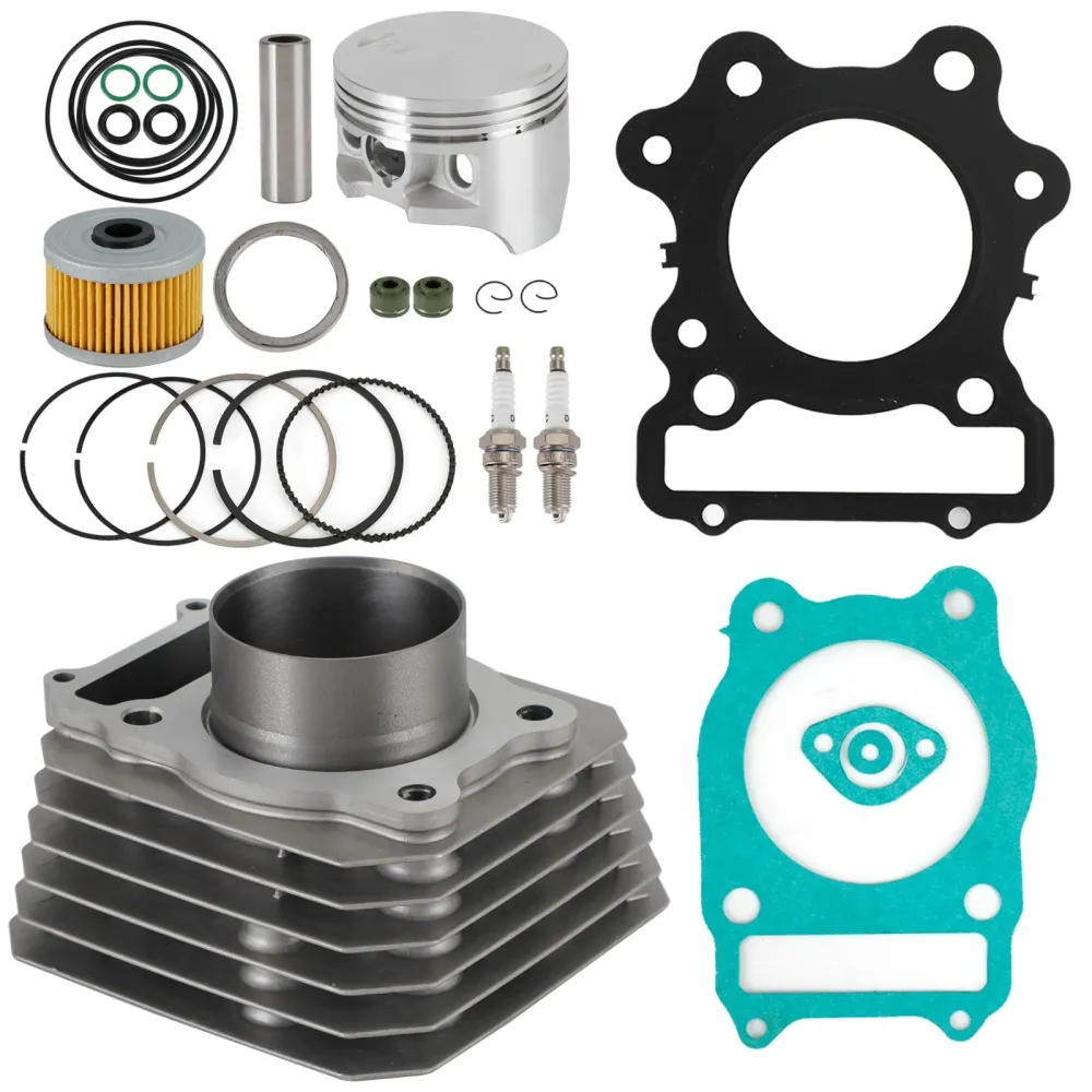 1992 Honda ATV TRX300FW Cylinder Piston Top End Gasket Kit 12000-HC4-000 12251-HA0-004