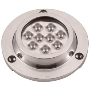 Undervannslys HP LED Blå, 9 x 3W, 1,5 mtr. kabel, Ø 94,0 mm, 21,0 mm