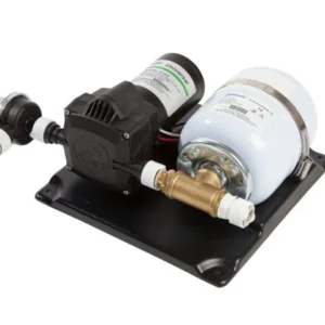 Hval, UF2214 vannpumpe med 2L tank og sokkel, 15 mm Quick-Connect - 30psi - 12V