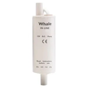 Whale, GP1392 Inline Booster Pump 12V, ABS-hus (1 stk.)