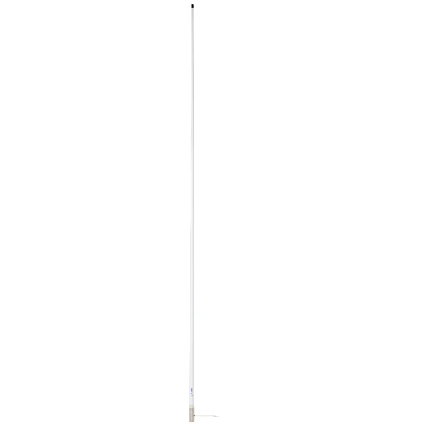 Scout KS-43 VHF-antenne med kabel og plugg, hvit, 6 m RG-8X, 50 Ohm, 1"x14