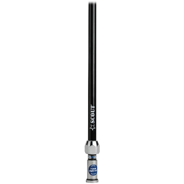 Scout Quick VHF-antenne m/kabel FME hann/PL259-kontakt, sort, 1,5 m, 50 Ohm, 3,0 dB
