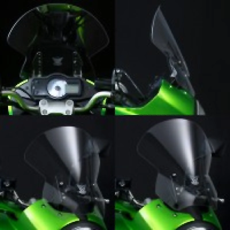 National Cycle 08-09 Kawasaki KLE650 Versys V Stream/ Wave Mid/Std. Windshield - Clear
