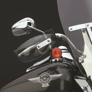 National Cycle 83-03 H/D XL Sportster/70-17 FXD Dyna/87-12 FXS/90-11 Fatboy Hand Deflectors-Lt Tint