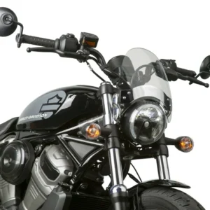 National Cycle Deflector Screen w/ Handlebar 7/8 and 1 . U-Clamp-Clear